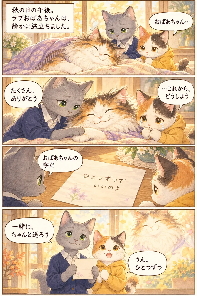 第1話「ラブおばあちゃんが旅立った日」